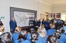 Президент Ильхам Алиев принял участие в открытии Габалинского филиала ОАО «Азерхалча» (ФОТО)