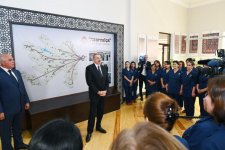 Президент Ильхам Алиев принял участие в открытии Габалинского филиала ОАО «Азерхалча» (ФОТО)