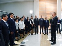 President Ilham Aliyev attends ceremony to launch drinking water supply in Aghdash