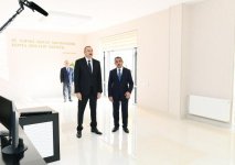 President Ilham Aliyev attends ceremony to launch water supply, sewage systems in Gabala (PHOTO)
