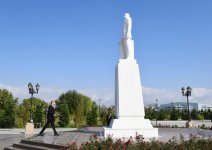 Президент Ильхам Алиев прибыл  в Агдашский район (ФОТО) (версия 2)