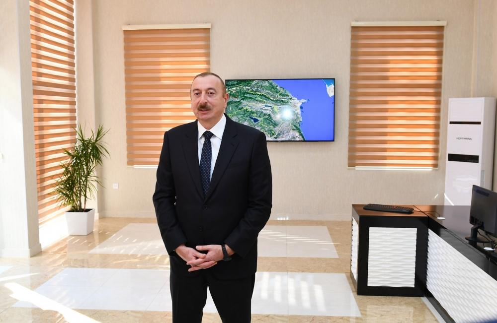 President Ilham Aliyev attends ceremony to launch drinking water supply in Aghdash