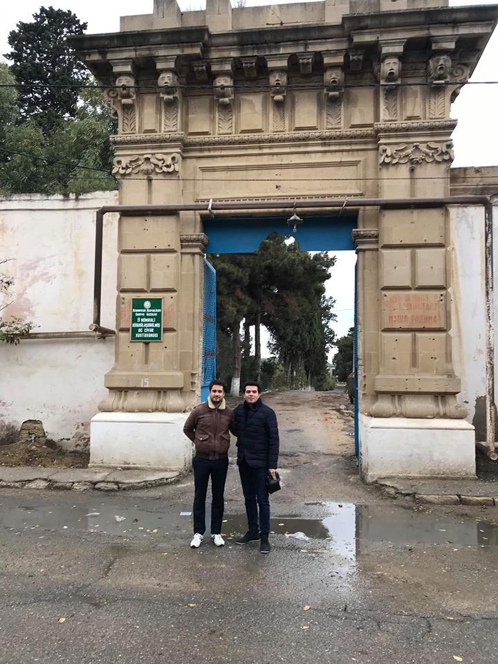 Албан Клод из Франции посетил святилище Пир Гасан и могилу прадеда Гаджи Зейналабдина Тагиева (ФОТО)