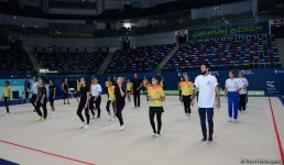Федерация гимнастики Азербайджана в очередной раз организовала тренерские курсы по аэробной гимнастике (ФОТО)