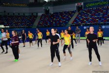 Федерация гимнастики Азербайджана в очередной раз организовала тренерские курсы по аэробной гимнастике (ФОТО)