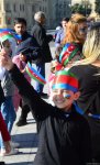 На Бакинском бульваре состоялось праздничное мероприятие по случаю Дня Государственного флага (Фоторепортаж)