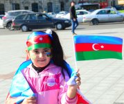 На Бакинском бульваре состоялось праздничное мероприятие по случаю Дня Государственного флага (Фоторепортаж)