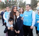 Вице-президент Фонда Гейдара Алиева Лейла Алиева приняла участие в открытии очередного двора, благоустроенного в рамках проекта "Наш двор" (ФОТО)