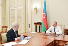 Президент Ильхам Алиев принял   председателя ЗАО «Азербайджанские железные дороги» (ФОТО) (версия 2)