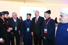 От имени Президента Азербайджана Ильхама Алиева был устроен прием в честь участников II Бакинского саммита религиозных лидеров мира (ФОТО)