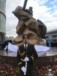 В Баку официально открыт памятник Национальному герою Азербайджана Альберту Агарунову (ФОТО)