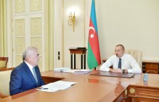 Президент Ильхам Алиев принял  председателя Верховного меджлиса Нахчыванской АР (ФОТО)