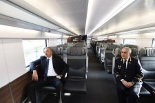 Президент Ильхам Алиев принял участие в открытии железнодорожной станции "Пиршаги" (ФОТО) (версия 3)