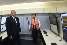 Президент Ильхам Алиев принял участие в открытии железнодорожной станции "Пиршаги" (ФОТО) (версия 3)
