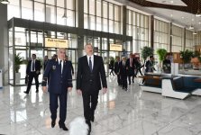 Президент Ильхам Алиев принял участие в открытии железнодорожной станции "Пиршаги" (ФОТО) (версия 3)