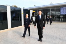 Президент Ильхам Алиев принял участие в открытии железнодорожной станции "Пиршаги" (ФОТО) (версия 3)