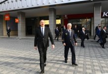 Президент Ильхам Алиев принял участие в открытии железнодорожной станции "Пиршаги" (ФОТО) (версия 3)