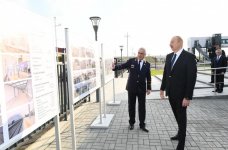 Президент Ильхам Алиев принял участие в открытии железнодорожной станции "Пиршаги" (ФОТО) (версия 3)