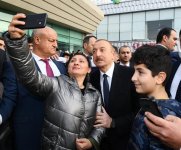 Президент Ильхам Алиев принял участие в открытии железнодорожной станции "Пиршаги" (ФОТО) (версия 3)