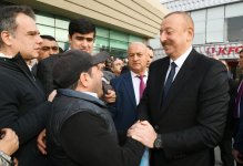 Президент Ильхам Алиев принял участие в открытии железнодорожной станции "Пиршаги" (ФОТО) (версия 3)
