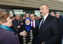 Президент Ильхам Алиев принял участие в открытии железнодорожной станции "Пиршаги" (ФОТО) (версия 3)