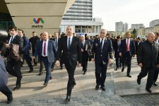 Президент Ильхам Алиев принял участие в открытии железнодорожной станции "Пиршаги" (ФОТО) (версия 3)