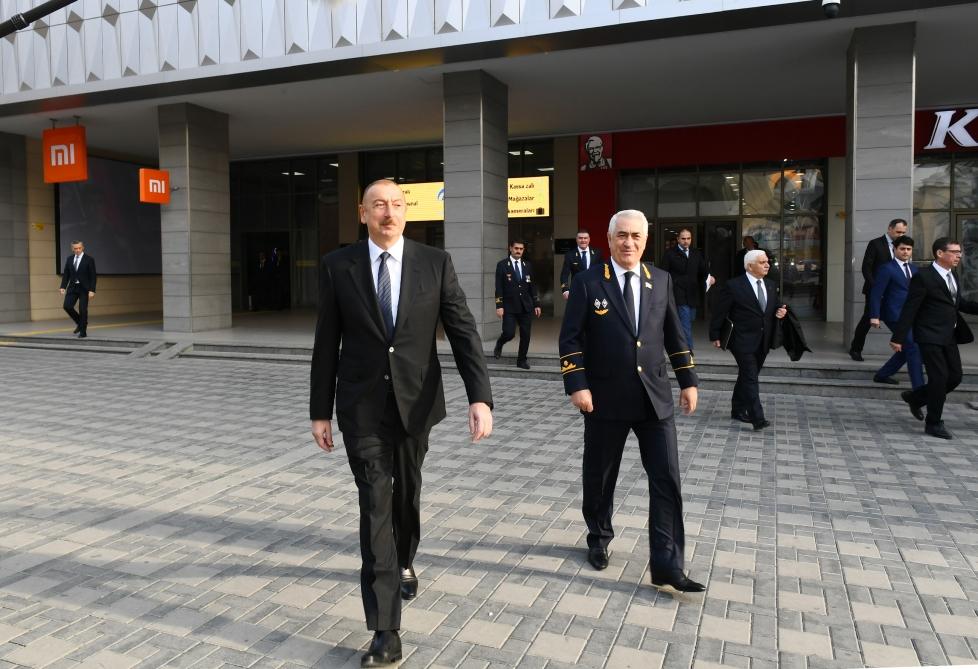 Президент Ильхам Алиев принял участие в открытии железнодорожной станции "Пиршаги" (ФОТО) (версия 3)