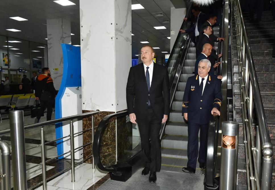Президент Ильхам Алиев принял участие в открытии железнодорожной станции "Пиршаги" (ФОТО) (версия 3)