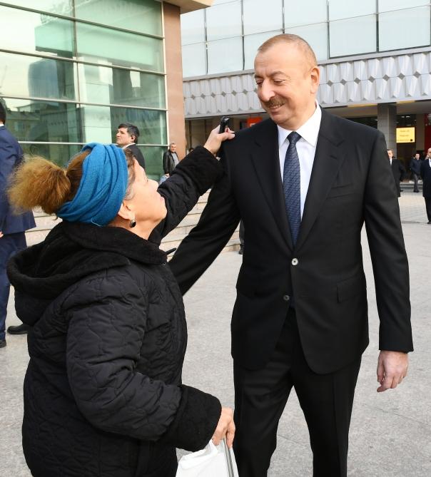 Президент Ильхам Алиев принял участие в открытии железнодорожной станции "Пиршаги" (ФОТО) (версия 3)