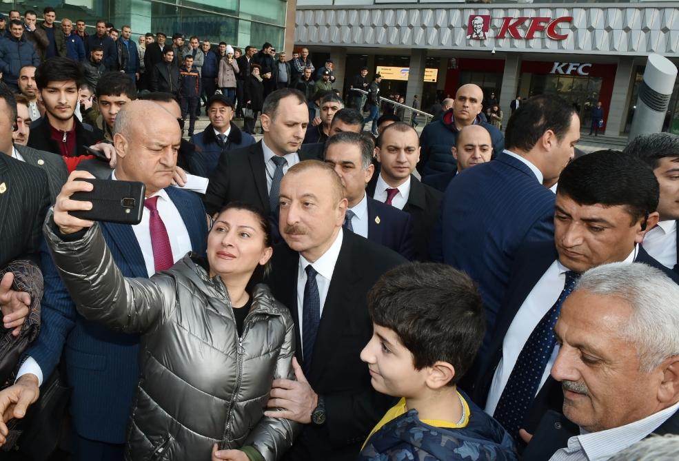 Президент Ильхам Алиев принял участие в открытии железнодорожной станции "Пиршаги" (ФОТО) (версия 3)
