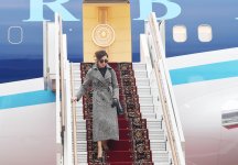 Первый вице-президент Азербайджана Мехрибан Алиева прибыла с официальным визитом в Россию (ФОТО) (версия 2)