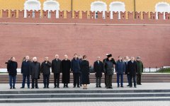 Первый вице-президент Мехрибан Алиева посетила могилу неизвестного солдата в Москве (ФОТО)