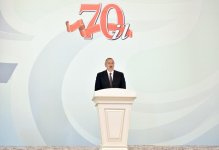 Президент Ильхам Алиев принял участие в мероприятии, посвященном 70-летию Сумгайыта (ФОТО) (версия 2)