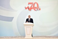 Президент Ильхам Алиев принял участие в мероприятии, посвященном 70-летию Сумгайыта (ФОТО) (версия 2)