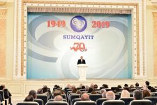 Президент Ильхам Алиев принял участие в мероприятии, посвященном 70-летию Сумгайыта (ФОТО) (версия 2)