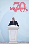 Президент Ильхам Алиев принял участие в мероприятии, посвященном 70-летию Сумгайыта (ФОТО) (версия 2)