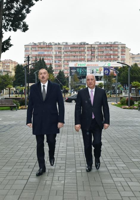 Президент Ильхам Алиев принял участие в открытии нового здания кинотеатра "Низами" в Сумгайыте (ФОТО) (версия 2)