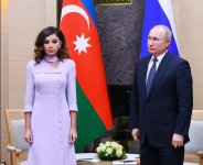 В Москве состоялась встреча Первого вице-президента Азербайджана Мехрибан Алиевой с Президентом России Владимиром Путиным (ФОТО)