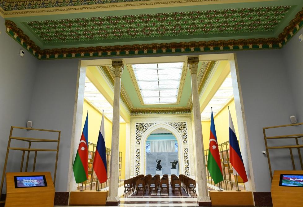 Состоялась церемония открытия павильона «Азербайджан», реконструированного на Выставке достижений народного хозяйства в Москве
В открытии приняла участие Первый вице-президент Мехрибан Алиева (ФОТО) (Версия 2)