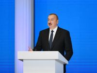 Президент Ильхам Алиев принял участие в церемонии, проходившей по случаю 100-летнего юбилея Бакинского государственного университета (ФОТО)