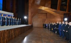 Президент Ильхам Алиев принял участие в церемонии, проходившей по случаю 100-летнего юбилея Бакинского государственного университета (ФОТО)