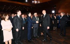 Президент Ильхам Алиев принял участие в церемонии, проходившей по случаю 100-летнего юбилея Бакинского государственного университета (ФОТО)