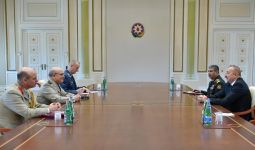 Президент Ильхам Алиев принял делегацию во главе с председателем Военного комитета НАТО (ФОТО)