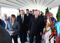 Президент Ильхам Алиев принял участие в церемонии открытия части проекта TANAP, соединяющейся с Европой (ФОТО)