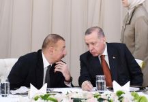 Президент Ильхам Алиев принял участие в приеме в честь участников церемонии открытия части TANAP, соединяющейся с Европой (ФОТО) (версия 2)