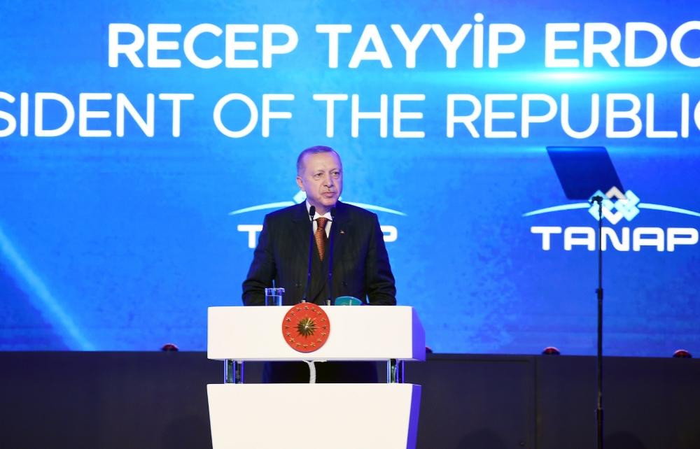 Президент Ильхам Алиев принял участие в церемонии открытия части проекта TANAP, соединяющейся с Европой (ФОТО)