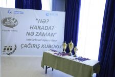 Азербайджанские интеллектуалы отметили юбилей несколькими кубками (ФОТО)