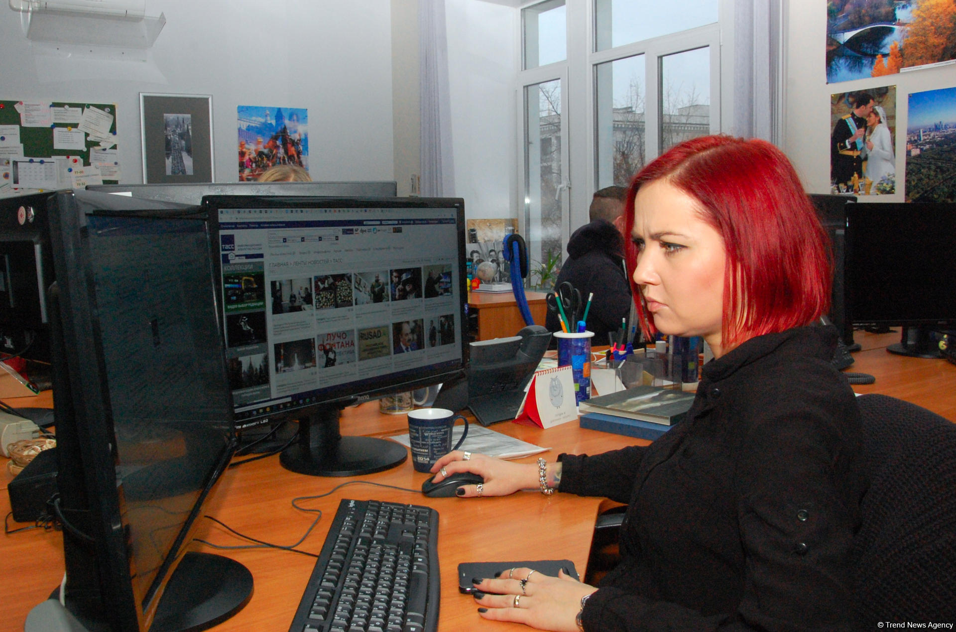 Фотокорреспондент АМИ Тrend принял участие в семинаре информагентства ТАСС в Москве (ФОТО)