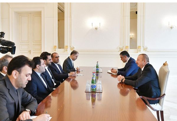 President Aliyev receives delegation led by Iranian minister of information and communications technology (PHOTO)