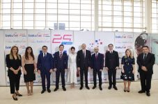 Президент Ильхам Алиев и Первая леди Мехрибан Алиева ознакомились с выставкой “Bakutel-2019” (ФОТО)